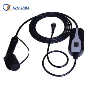 droger plug ev charger Suppliers-32A Verstelbare Draagbare Ev Charger Type 2 Met Ce Plug Elektrische Voertuig Auto Charger