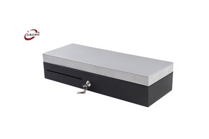 KFT-460 casing logam Hitam baki uang dapat dilepas RJ11 6 tagihan vertikal 8 koin flip atas laci uang tunai - Product Image 2