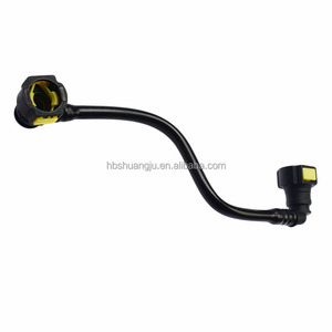 Tuyau de liquide de refroidissement du moteur 1634702864 pour <span class=keywords><strong>Mercedes</strong></span>-Benz C230 2003-2005, tuyau d'eau du radiateur en plastique noir 1634702864 - Product Image 1