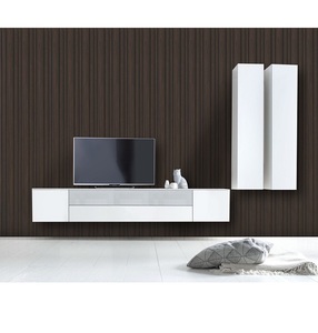 Elegantes paneles de pared acanalados de MDF de 18 mm con acabado premium para arquitectura interior moderna y soluciones decorativas para la pared. - Product Image 2