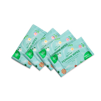 Lingettes intimes sensibles à marque privée, formule douce à base d'eau micellaire équilibrée au pH, aide à contrôler les odeurs vaginales