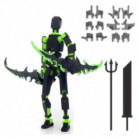 Tableau d'arme régulier Illidan [Noir Vert]