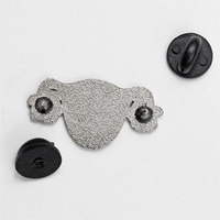 Petite femme marchandises floraison utérus broche en métal sur mesure dur émail doux Badges métal chapeau chemise épinglettes avec Logo personnalisé