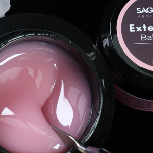 เจลต่อเล็บใสสีชมพูแบบแข็งสำหรับต่อเล็บ ยูวีเจลขัดเงาสำหรับเล็บ พร้อมโลโก้ส่วนตัว - Product Image 2