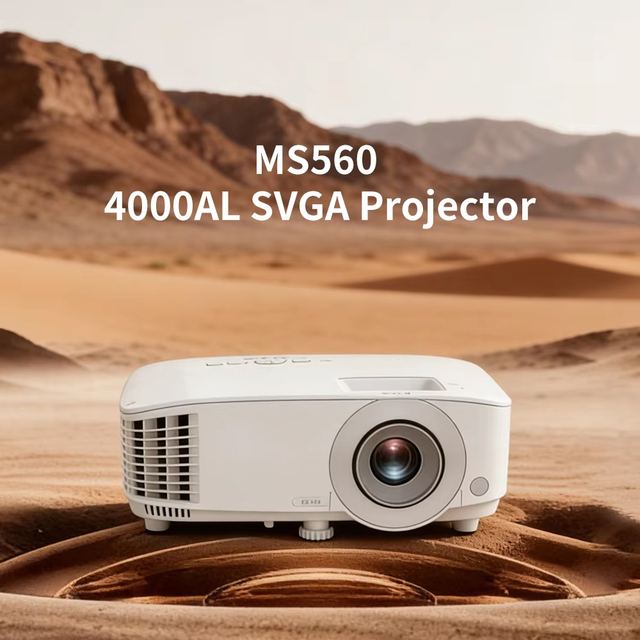 MS560 DLP Projector 4000 Lumens SVGA Business Projector with Auto Keystone for Business & Education