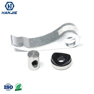 Maniglia filettata maschio regolabile a mano leva di bloccaggio con perno filettato in alluminio con camma - Product Image 2