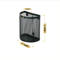 Porte-stylo magnétique demi-lune avec logo personnalisé, cadeau promotionnel, organisateur de bureau d'entreprise, rangement de papeterie