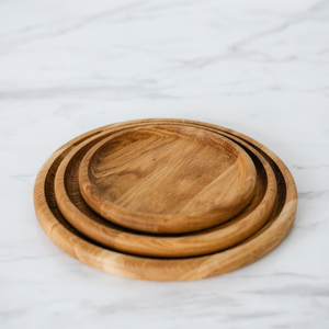 Bandeja de servicio de plato de MDF pulido personalizado respetuoso con el medio ambiente hecho a mano estilo americano de madera de alta calidad organización del hogar seguro USO DE LA India - Product Image 1