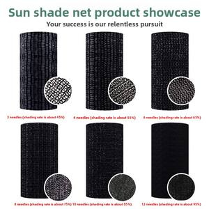 DaringFish <span class=keywords><strong>Filet</strong></span> d'ombrage noir en PE pour serre, anti-poussière, occultant, épais et dense, 6 aiguilles - Product Image 3