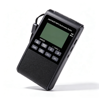 Radio Digital AM/FM Portabel dengan Pemutar MP3, Penyetelan Otomatis ATS, 6 Mode EQ & Baterai 200mAh Terpasang