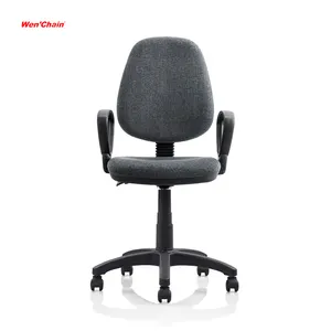 सबसे अच्छी कीमत Ergonomic लक्जरी आधुनिक सहूलियत कम पीठ 3 लीवर तंत्र कार्य कुर्सी कपड़े कुंडा कार्यालय की कुर्सी बैठक के कमरे के लिए