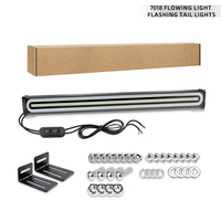 Barre de feux arrière LED 7018 Flowing Light, bande lumineuse clignotante pour remplacement de feux arrière de voiture