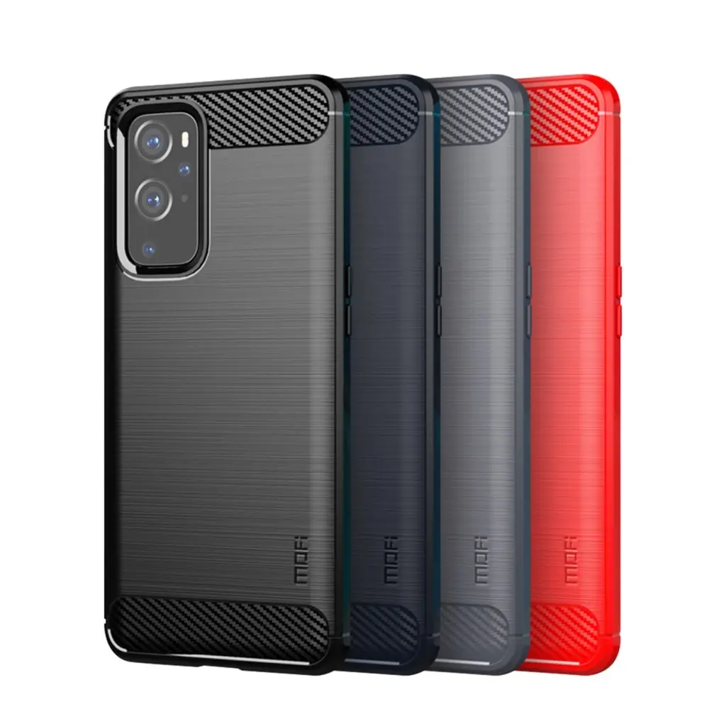 MOFI Carbon Fiber texture Protective Soft TPU Mobile Case for One Plus 6T 7 7T 8 9 9R 10 Pro Phone Case