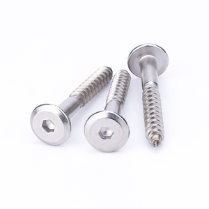 No. 14XL PFA esagono incassato in acciaio inox esagono incassato viti per legno smussate a testa piatta - Product Image 1