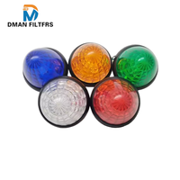 Feu de position latéral LED à montage en surface de type pastèque classique, neuf, pour camions, remorques, rouge clair, accessoire de lumière automobile général