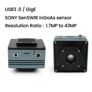 แอปพลิเคชันกล้อง Swir ความละเอียด 150MP 300MP สำหรับการมองเห็นด้วยเครื่องจักร Gige 4GB Imx 990-993 อินฟราเรดคลื่นสั้น ความละเอียดสูง ตรวจจับความเคลื่อนไหว Cn - Product Image 5