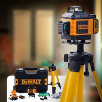 Niveau laser 16 lignes 360° auto-nivelant, 4x360 ° Niveau laser professionnel 4D à lignes croisées vertes