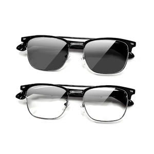 MZT F20 Nouvelles lunettes intelligentes de traduction AI Bluetooth 100 langues Traduction en <span class=keywords><strong>temps</strong></span> réel <span class=keywords><strong>Écoute</strong></span>r de la musique Appeler Lunettes intelligentes - Product Image 6