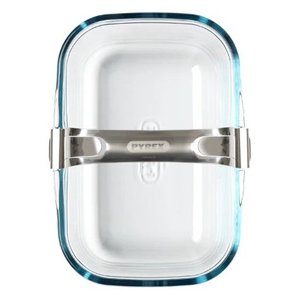 Plat à four en verre borosilicate (20x14x9cm) avec poignée amovible AIR FRYER Transparent 300U300 8045 - Product Image 2