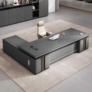 Conjunto de Escritorio Ejecutivo Moderno con Silla, Muebles de Oficina de Tablero Artificial DY12522 - Product Image 3