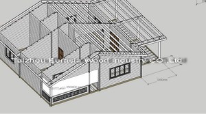 Offre Spéciale : Kit de Villa Traditionnelle en <span class=keywords><strong>Bois</strong></span> Écologique et Étanche, Deux Chambres, pour Famille, Cabane en <span class=keywords><strong>Bois</strong></span> Préfabriquée, Atelier - Product Image 4