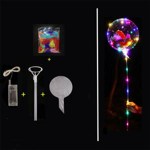 Patrón de animales de dibujos animados 3D de lámina transparente brillante para Globo Led <span class=keywords><strong>Bobo</strong></span> Ball - Product Image 6