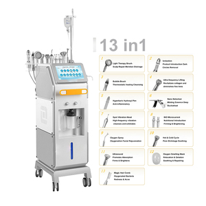 4-in-1 14-Handle Multifunctional Skin Care <b>Machine</b> Hydra Dermabrasion Full-Face Lifting Cleansing & Brightening - Product Image 1