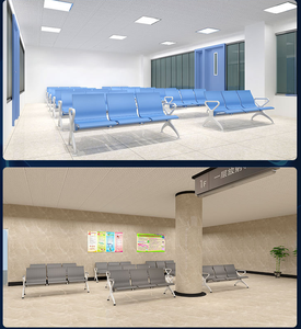 3 Sillas de Espera para <span class=keywords><strong>Aeropuerto</strong></span>, Estación de Tren, Área de Espera de Hospital Público, Bancas para Áreas de Espera - Product Image 6