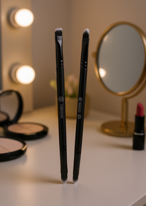 GRENOSIL Pennello per trucco a doppia punta, pennello angolato per sopracciglia e correttore X 600, manico in plastica con setole sintetiche - Product Image 2