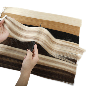 Extensiones de Cabello Humano Virgen Ruso al por Mayor con Cutícula Alineada, Adhesivas - Product Image 1