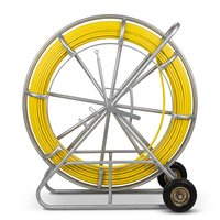 Tige de guidage en fibre de verre avec cadre de bobine en fibre de verre 12 mm 100 m pour télécommunications