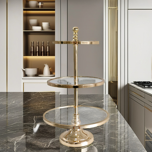 ZK230152 Alzata per Torte in Metallo dal Design Superiore, Tendenza Top per Utensili da Cucina, Ideale per Torte di Anniversario e Sapone - Product Image 6