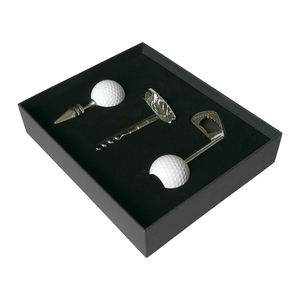 <strong>Golf</strong> Shaped Wine Bottle <strong>Corkscrew</strong> Opener Club Bar Kitchen Tool Set - Product Image 4