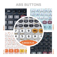 Calculatrice scientifique 417 fonctions 552 fonctions 240 fonctions Affichage matriciel à points FC-991ES Plus Boutons ABS Calendrier à piles