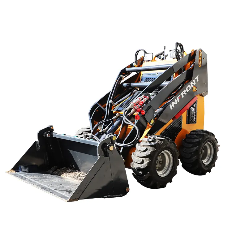 Infront Track SkidSteer Chinese YF380 cheap price small mini skid steer loader for sale