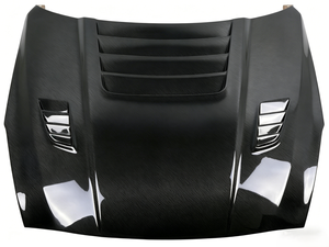 Vented Carbon Fiber Hood for Nissan GT-R R35 2008-2016 Lightweight Engine Cover <b>Bonnet</b> Revozport Style - Product Image 2