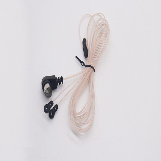 FM Indoor Copper HD Radio T Male/Female PAL Connector 2m Cable 70 Ohm Dipole Antenna