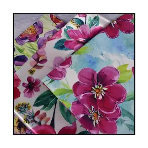 Eco-friendly Wrinkle Resistant Dress Cloth Print Pure 100% Polyester Chiffon Fabrics Woven 100%T,100% Polyester 73-145gsm 57/58"