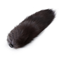 Vibrateur anal en forme de queue de renard, en silicone, avec télécommande sans fil, jouet sexuel pour adultes, jouet anal à longue queue