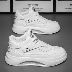 Nuevos zapatos deportivos casuales multiusos para hombre, a la moda, con suela gruesa y diseño de caña alta para aumentar la altura interna. - Product Image 2