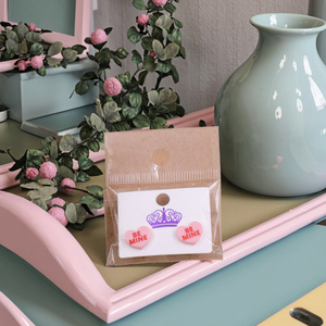 • Regalo di Design popolare per lei essere miniera orecchini taglio Laser cuore acrilico orecchini san valentino - Product Image 3