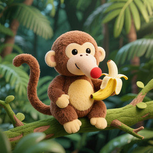 ของเล่นตุ๊กตาลิงงวง - Product Image 1