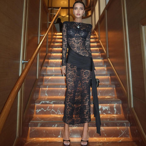 chinese dress ladies Collide Lace Mini Dress
