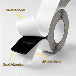 Ruban d'étanchéité moderne pour toiture, adhésif double face en caoutchouc butyle pour réparation <span class=keywords><strong>de</strong></span> toitures et piscines, forte adhérence - Product Image 4