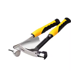 Martillo de maquinista OEM personalizable con imán potente de ángulo recto para carpintería, mango de fibra de vidrio - Product Image 3