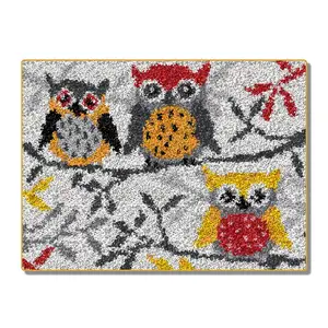 DIY Crafts Garn Teppich Tier Custom Latch Hook Teppich Häkeln Kits für Erwachsene