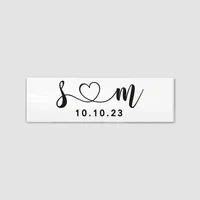 Autocollants transparents en PVC personnalisés, étiquettes pour cadeaux de mariage, étiquettes personnalisées pour cadeaux de fête nuptiale, étiquettes transparentes pour emballage, feuille d'or