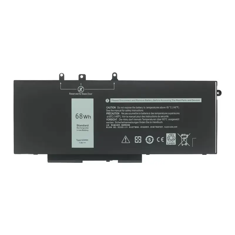 Batteria per laptop GJKNX KCM82 MT31P OEM per Dell Latitude 14 5480 5288 5280 5580 5491 batterie ricaricabili per notebook