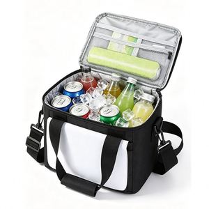 Custom Sublimation Aluminum Foil Oxford Polyester Waterproof Heat-Insulated 20-35L Zipper <b>Ice</b> <b>Pack</b> Backpack Travel Food <b>Bag</b> One - Product Image 4