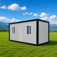 Maison conteneur préfabriquée démontable en kit, modulaire et respirante, pour ferme, appartement, atelier, bureau portable et logement